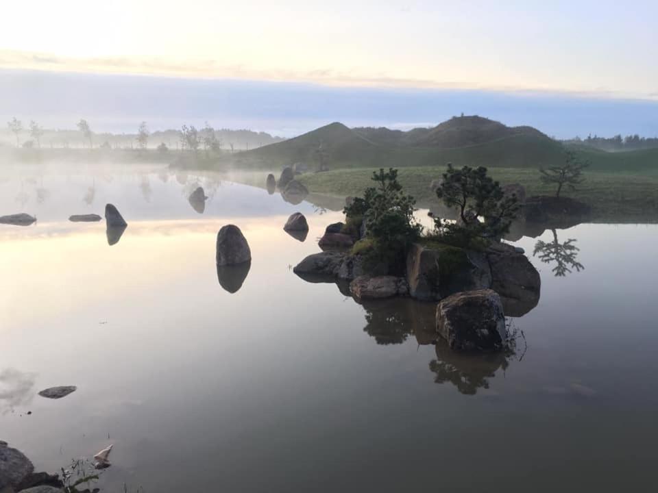 Japoniskas Sodas Medomiskiai Buitenkant foto